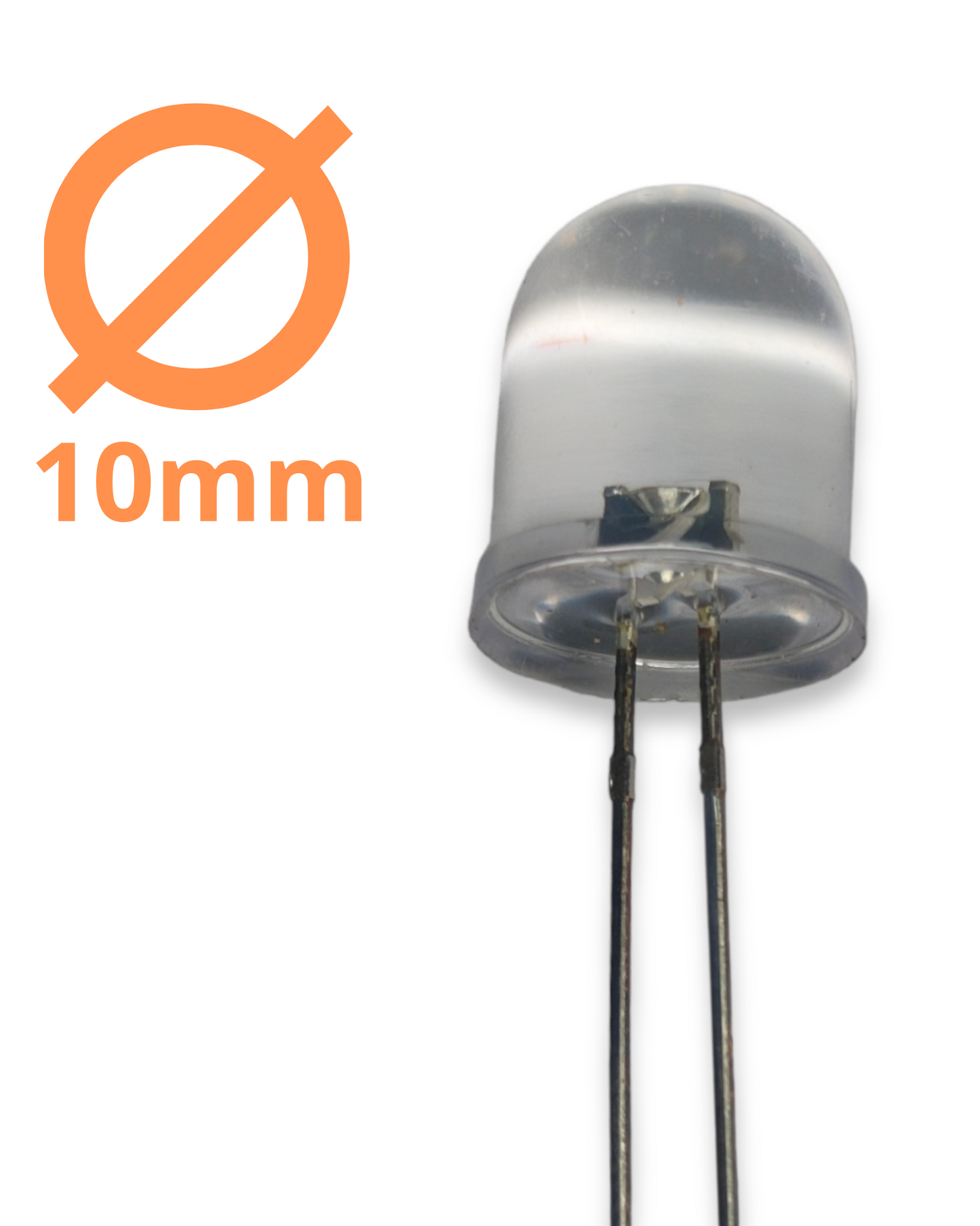 Diodo LED 10mm Camaleón RGB | LED Jumbo Destello RGB