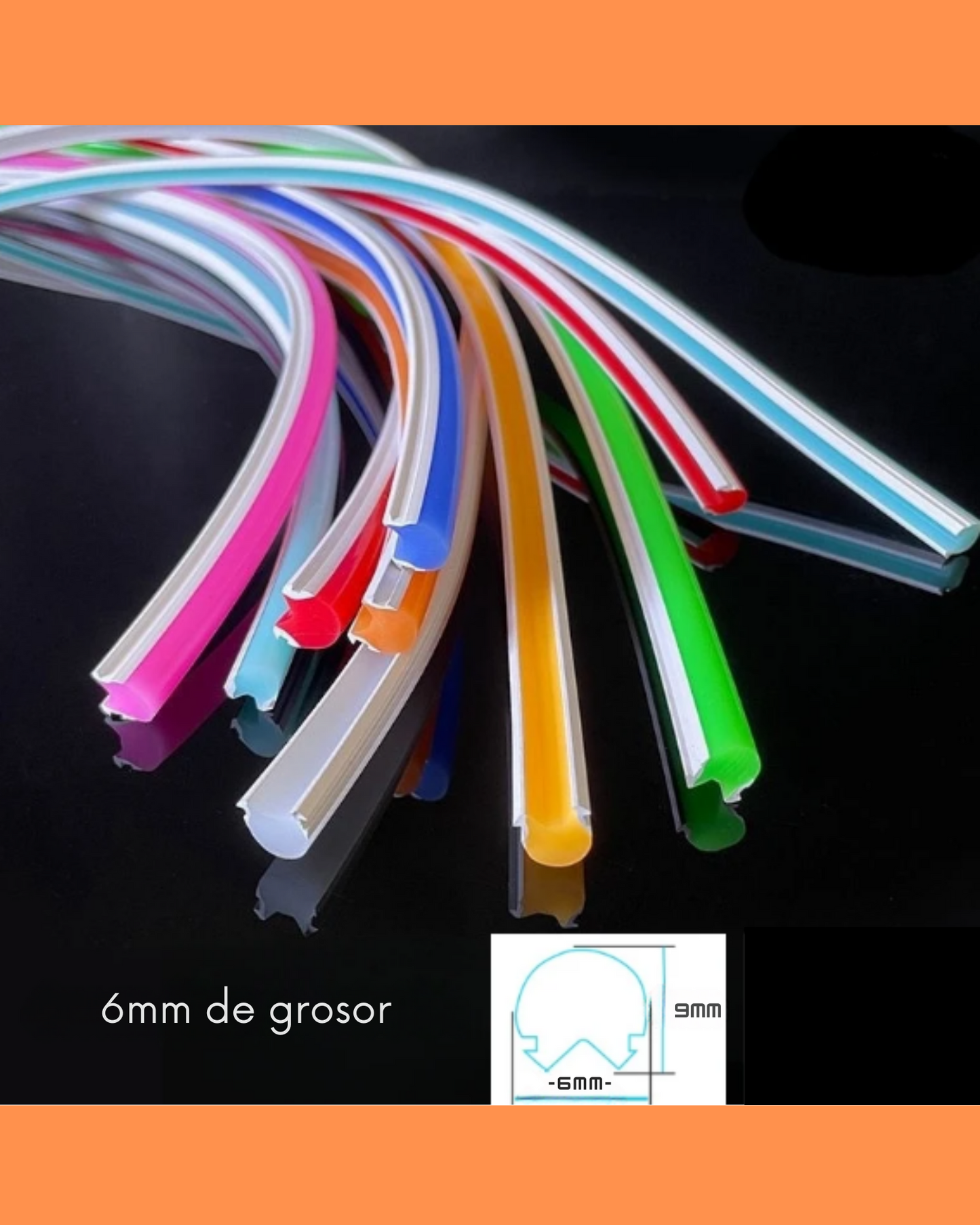 Manguera Neón LED Segunda Generación 25 metros | Tira LED Neonflex silicón separado 12VDC