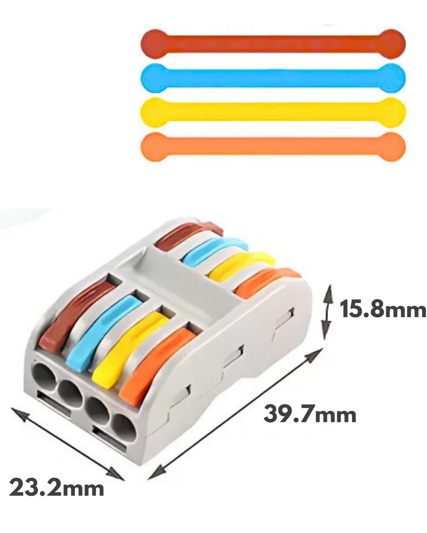 Conector eléctrico PCT de empalme rápido| Conector rápido de palanca | Diferentes modelos