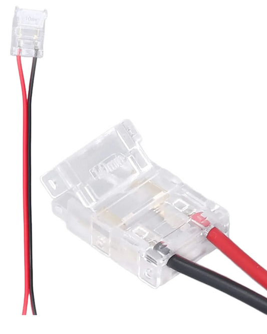 Conector rápido para tira LED COB | Cable sin soldar para tira LED