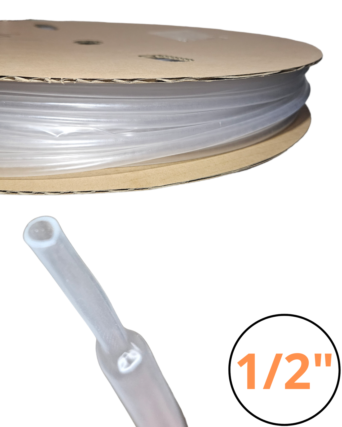 Tubo aislante termocontractil thermofit 1/2" Transparente | Termo encogido Termofit