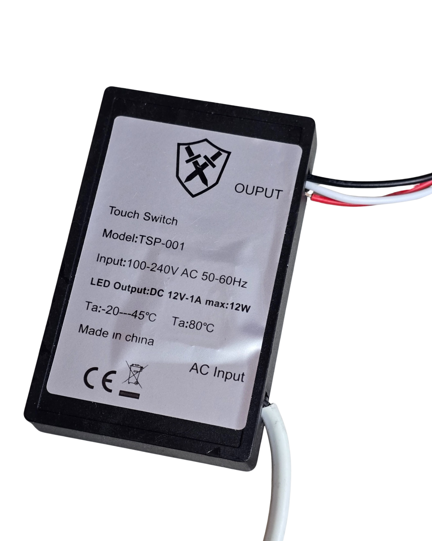 Switch touch para iluminación en espejo | Interruptor táctil para tira LED de espejo regulable