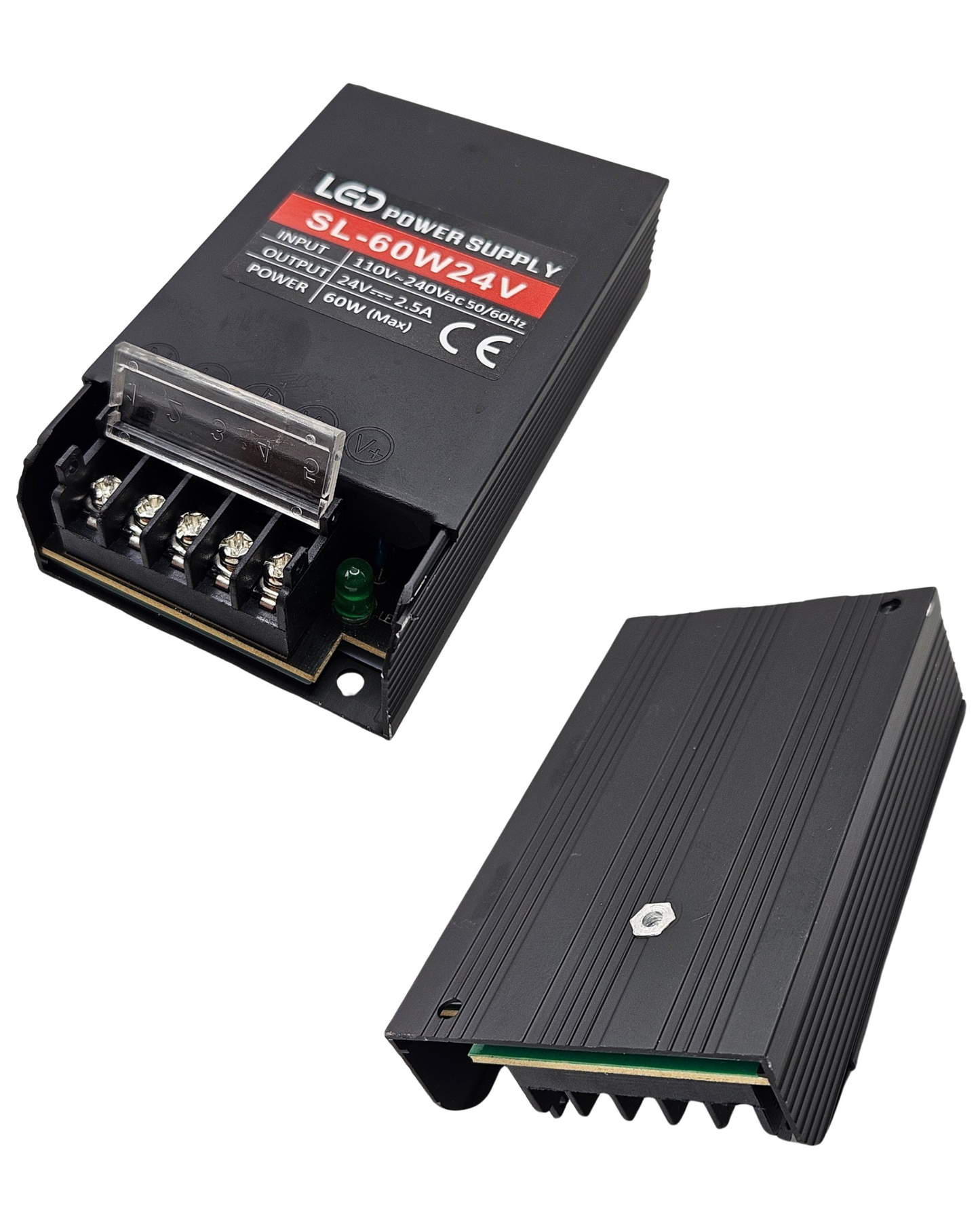 Fuente conmutada Slim 60W 24V 2.5A | Fuente de alimentación 110 VAC - 220 VAC