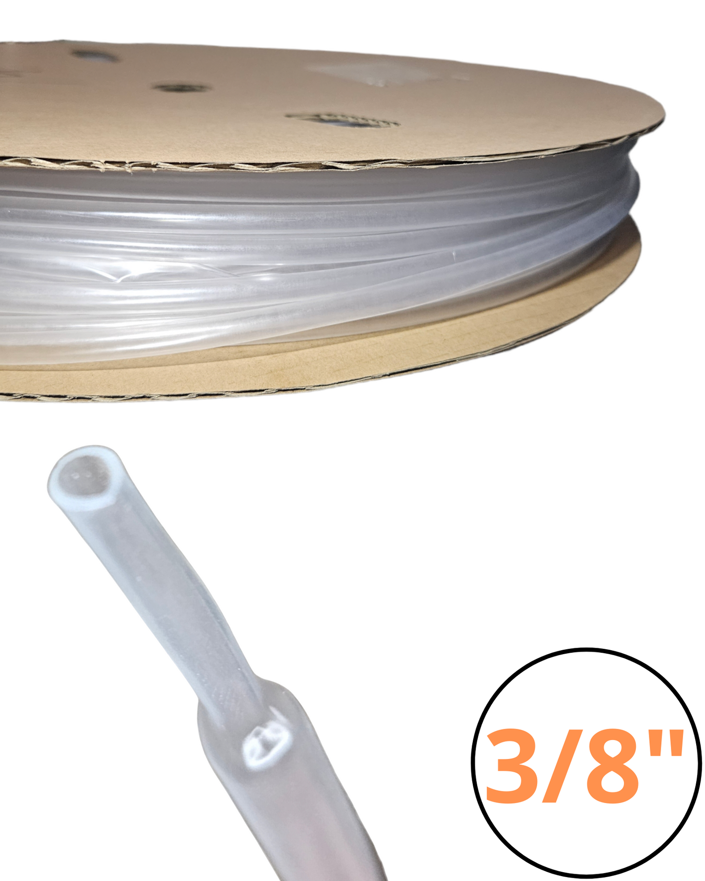 Tubo aislante termocontractil thermofit 3/8" Transparente | Termo encogido Termofit