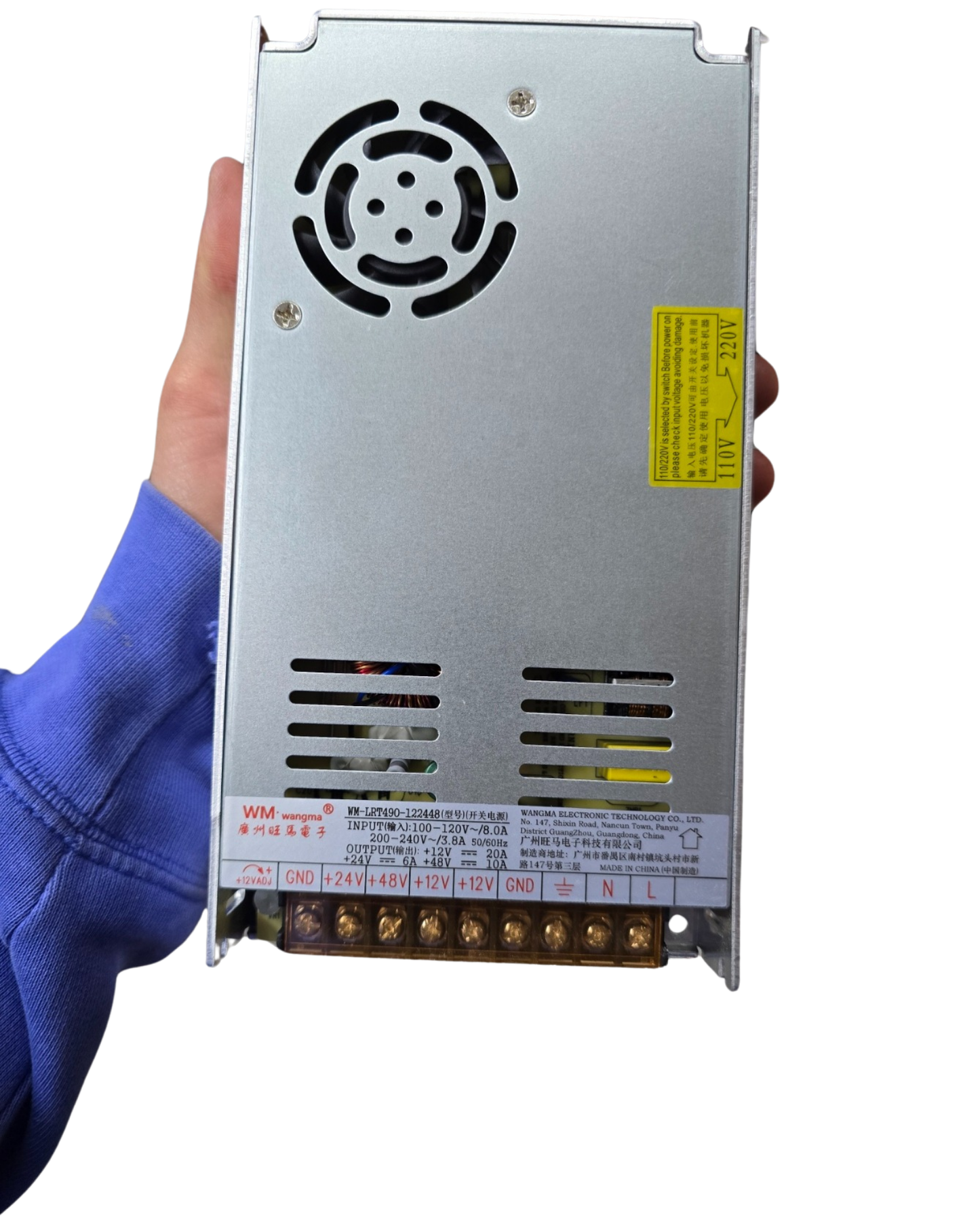 Fuente conmutada combinada +12V / +24V / +48V | Fuente de alimentación 110 VAC - 220 VAC