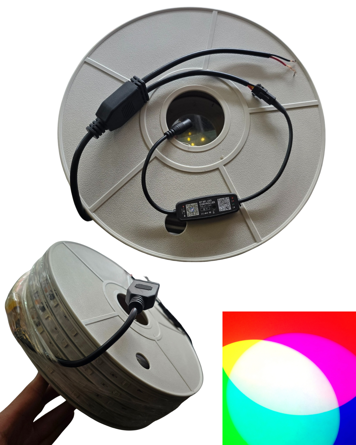 Manguera LED RGB mágica | Rollo 25 metros RGB | Diferentes cambios de colores