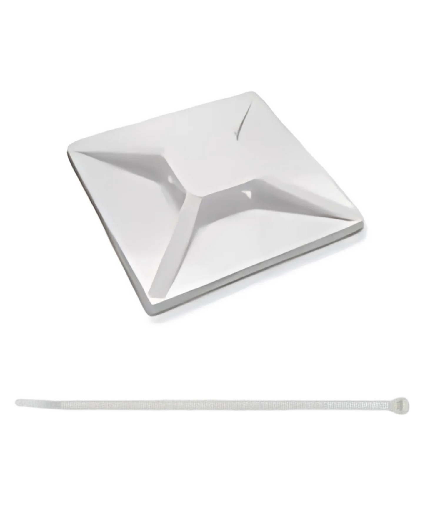 Sujeta cinchos 2cm | Soporte para cable autoadhesivo | Base para cincho de plástico