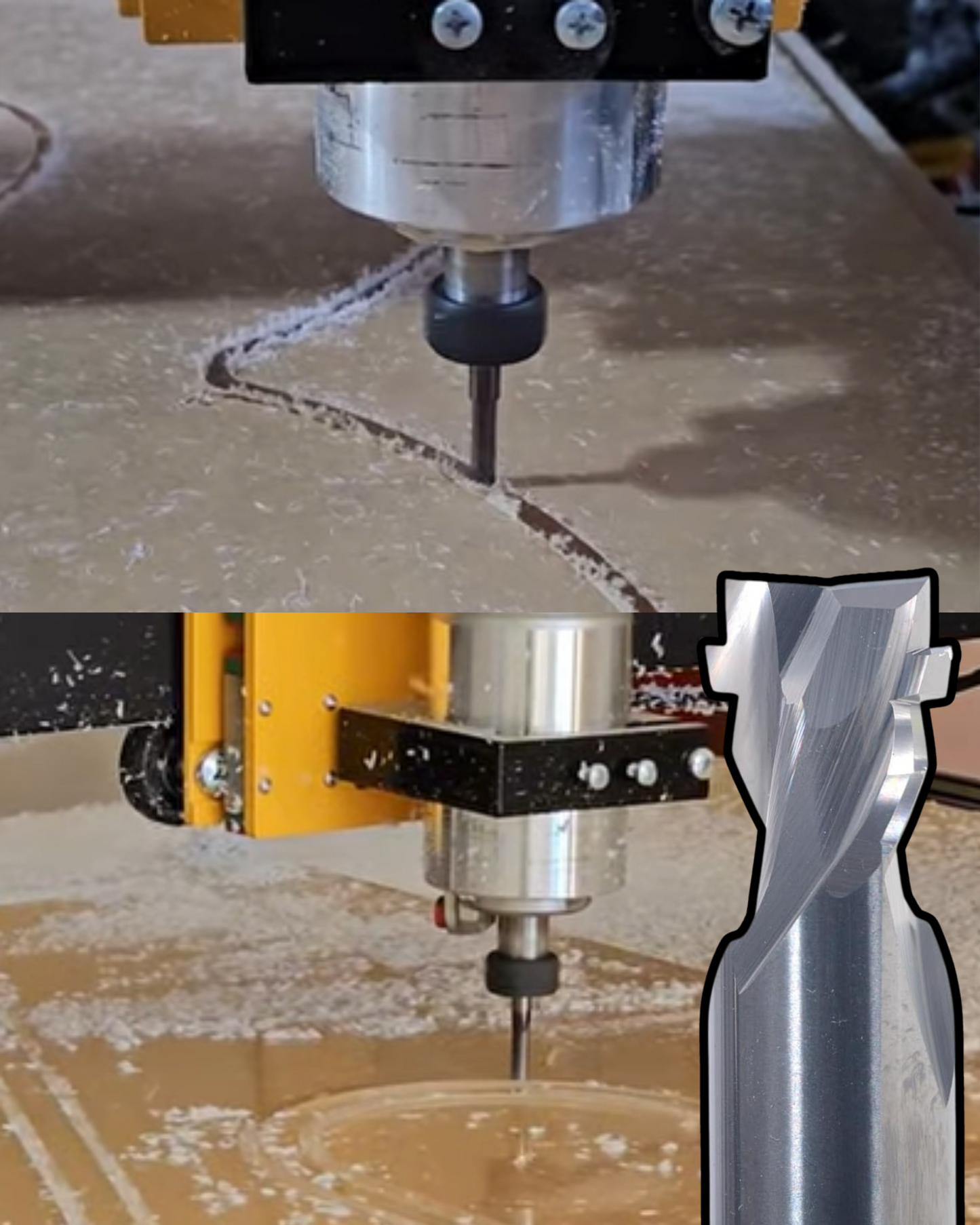 Broca para tira LED Segunda Generación | 10-8 mm 4.2 | Broca de fresado para CNC Router para tira LED Neón