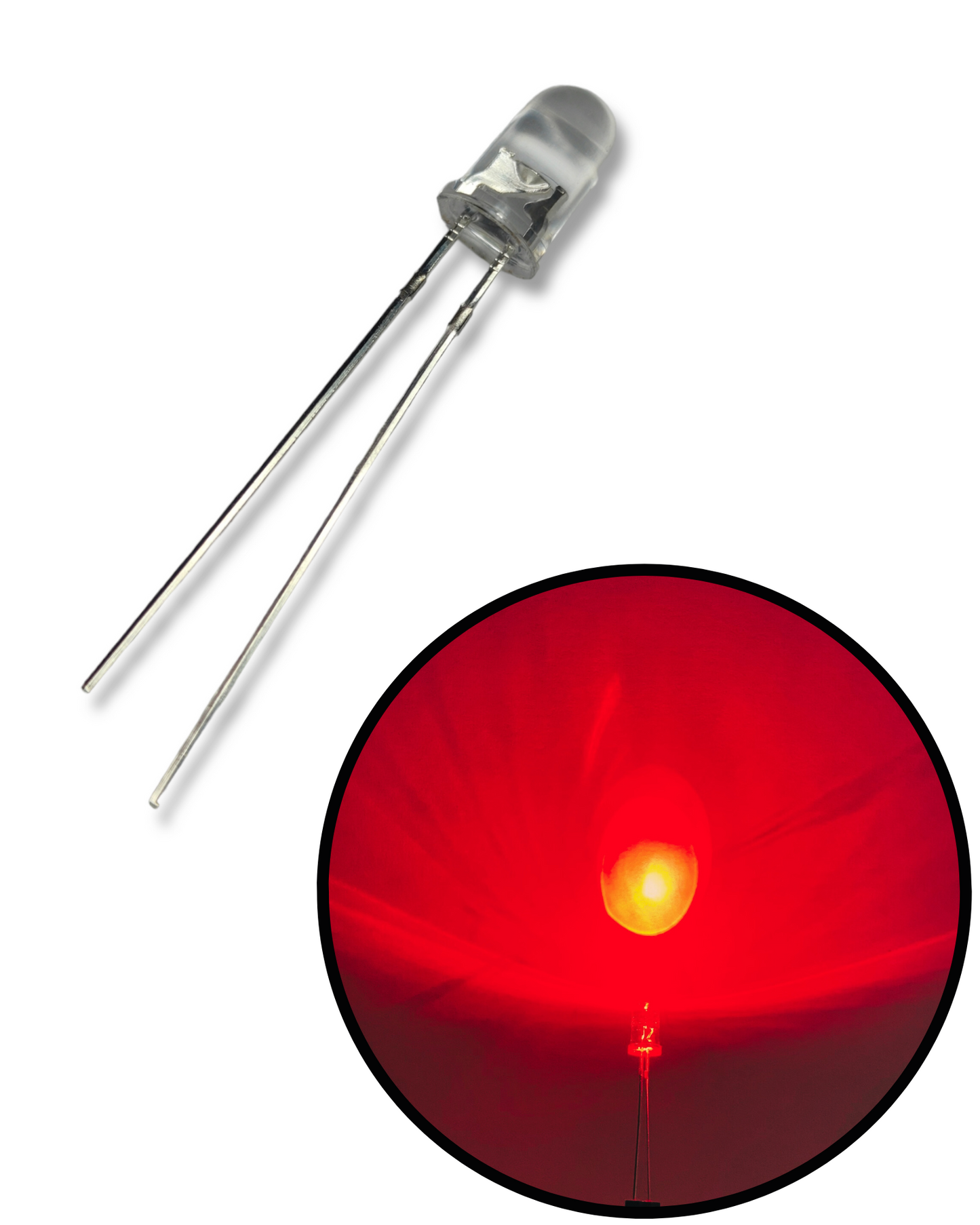 Diodo LED Intermitente 5mm Ultrabrillante | Diodo emisor de luz LED Intermitente Flash