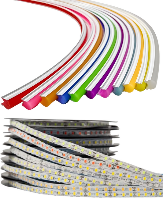 Manguera Neón LED Segunda Generación 25 metros | Tira LED Neonflex silicón separado 12VDC