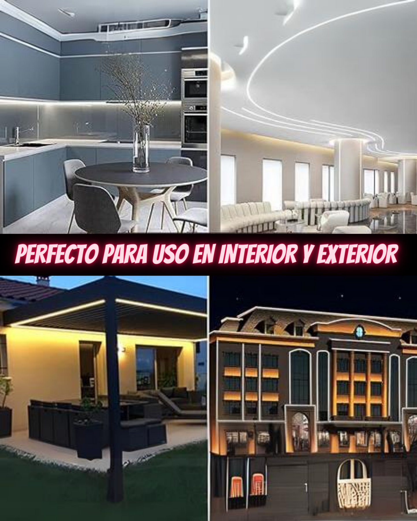 Tira LED NeonFlex exterior IP65 | Rollo 5 metros 12 volts