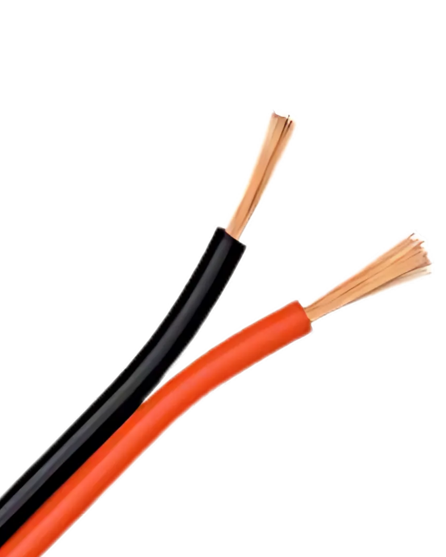 Cable bicolor calibre 22AWG 100% cobre | Cable bipolar para tira de LED | Rollo 100m KSB-22