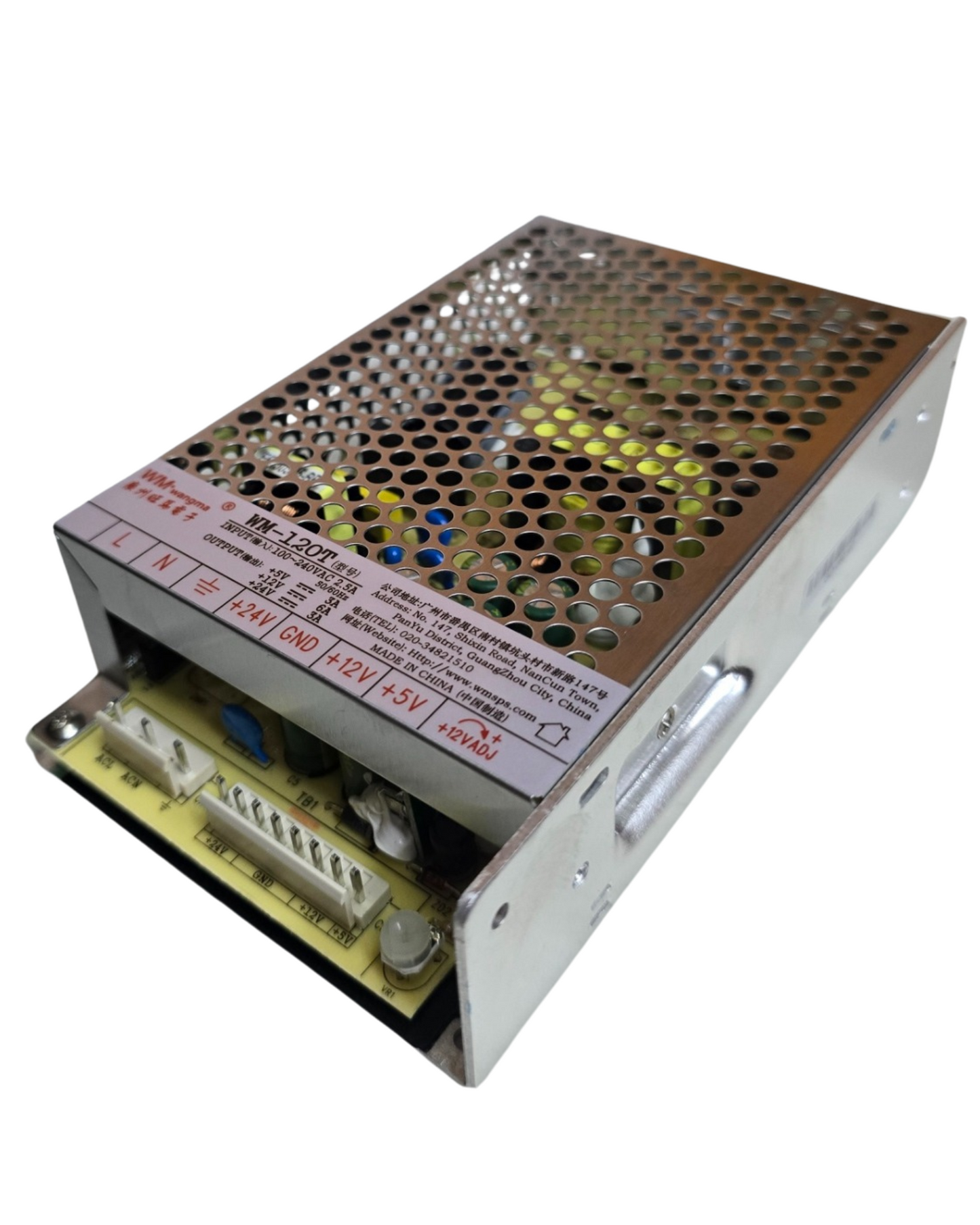 Fuente conmutada combinada +5V / +12V / +24V | Fuente de alimentación 110 VAC - 220 VA