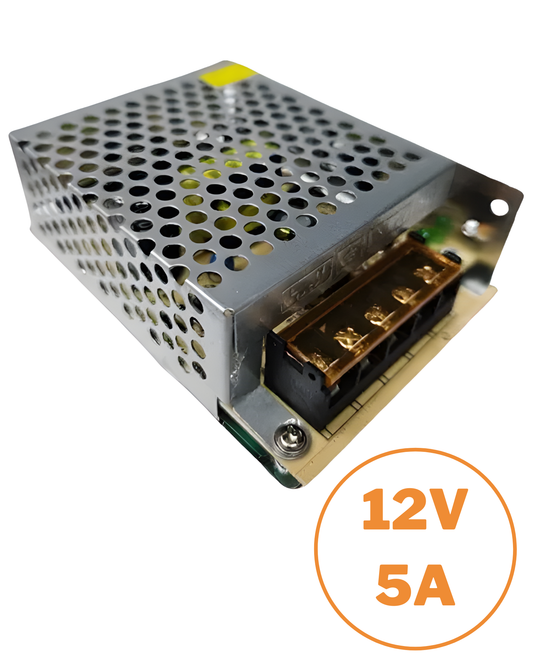 Fuente conmutada 60W 110 VAC - 220 VAC | Fuente de alimentación 12V 5A