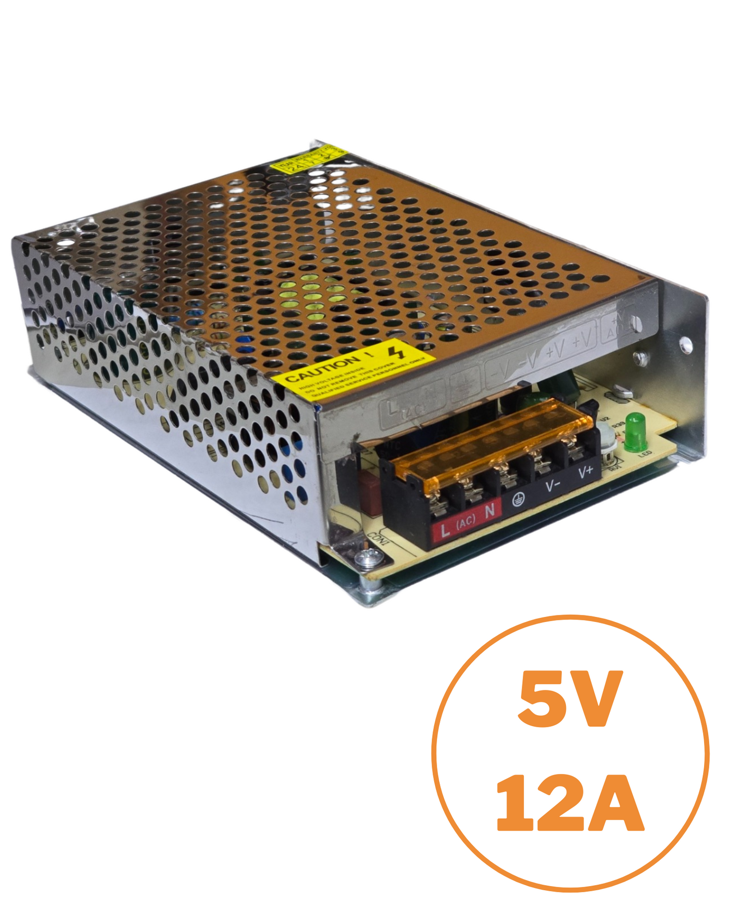 Fuente conmutada 60W 5V 12A | Fuente de alimentación 110 VAC - 220 VAC
