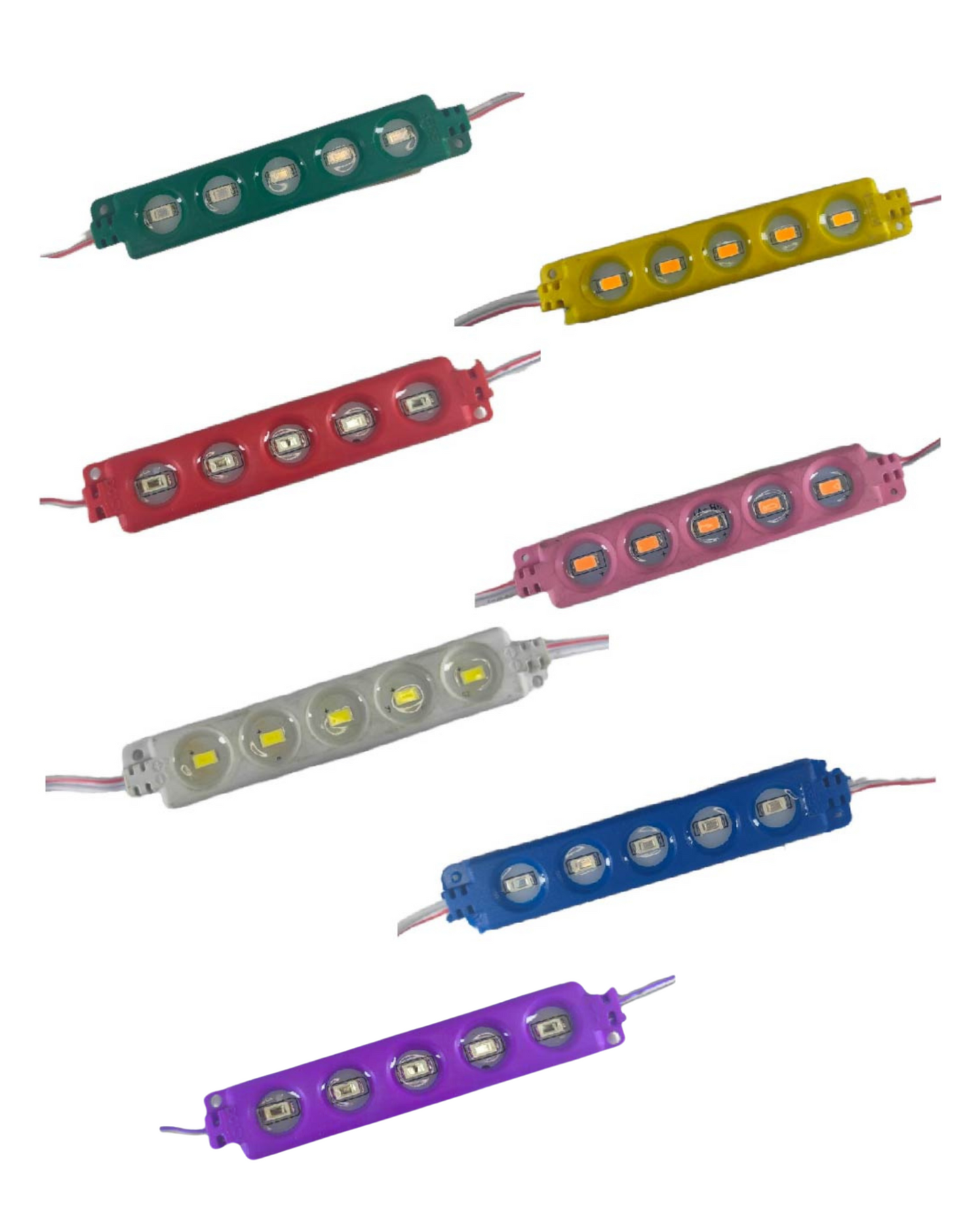 Módulo de LED 9517 5 focos LED | Modulo LED de barra | Modulo LED de uso general 12V
