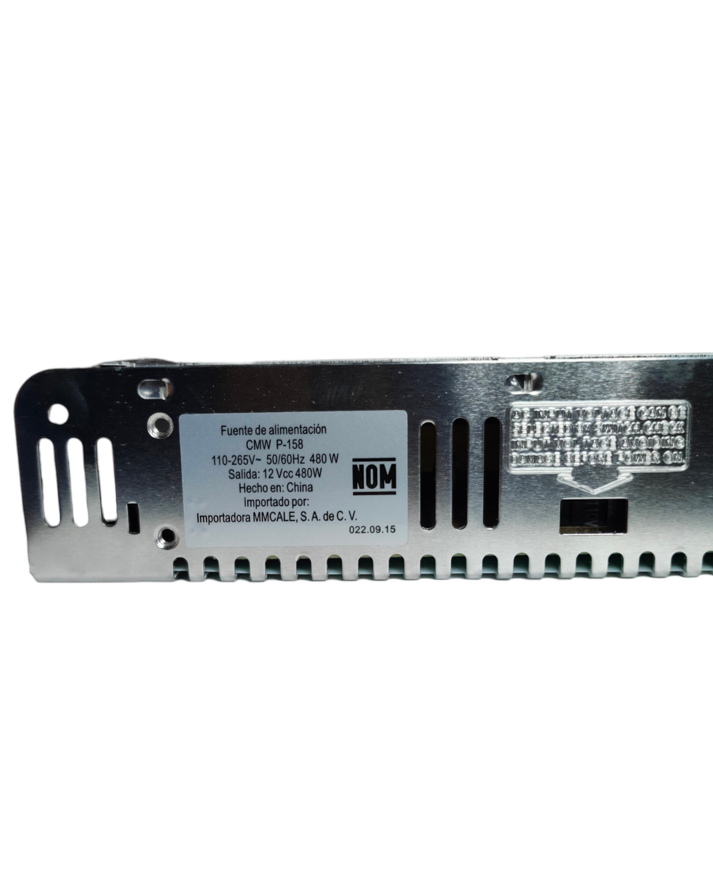 Fuente conmutada 480W 110 VAC - 220 VAC | Fuente de alimentación 12V 40A