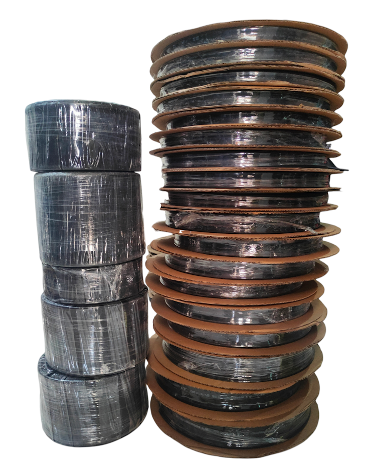 Tubo aislante eléctrico termocontractil 3/64" negro | Manguera termocontraible | Aislante eléctrico encogible al calor