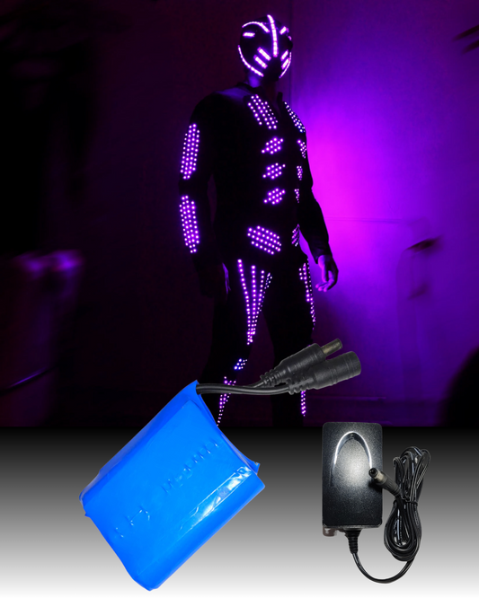 Batería recargable 12V 2A | Paquete de baterías 18650 recargable portátil