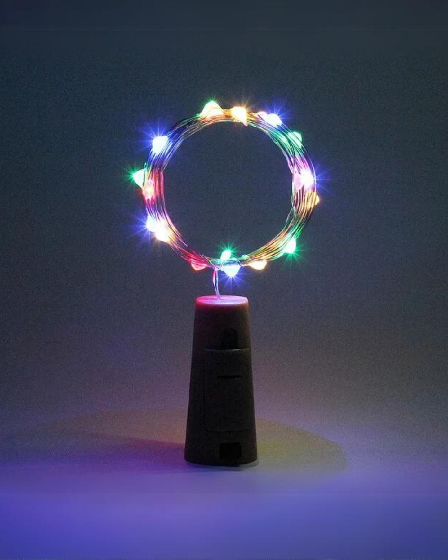 Corcho LED de decoración para Botellas | Guirnalda tipo corcho 2 metros