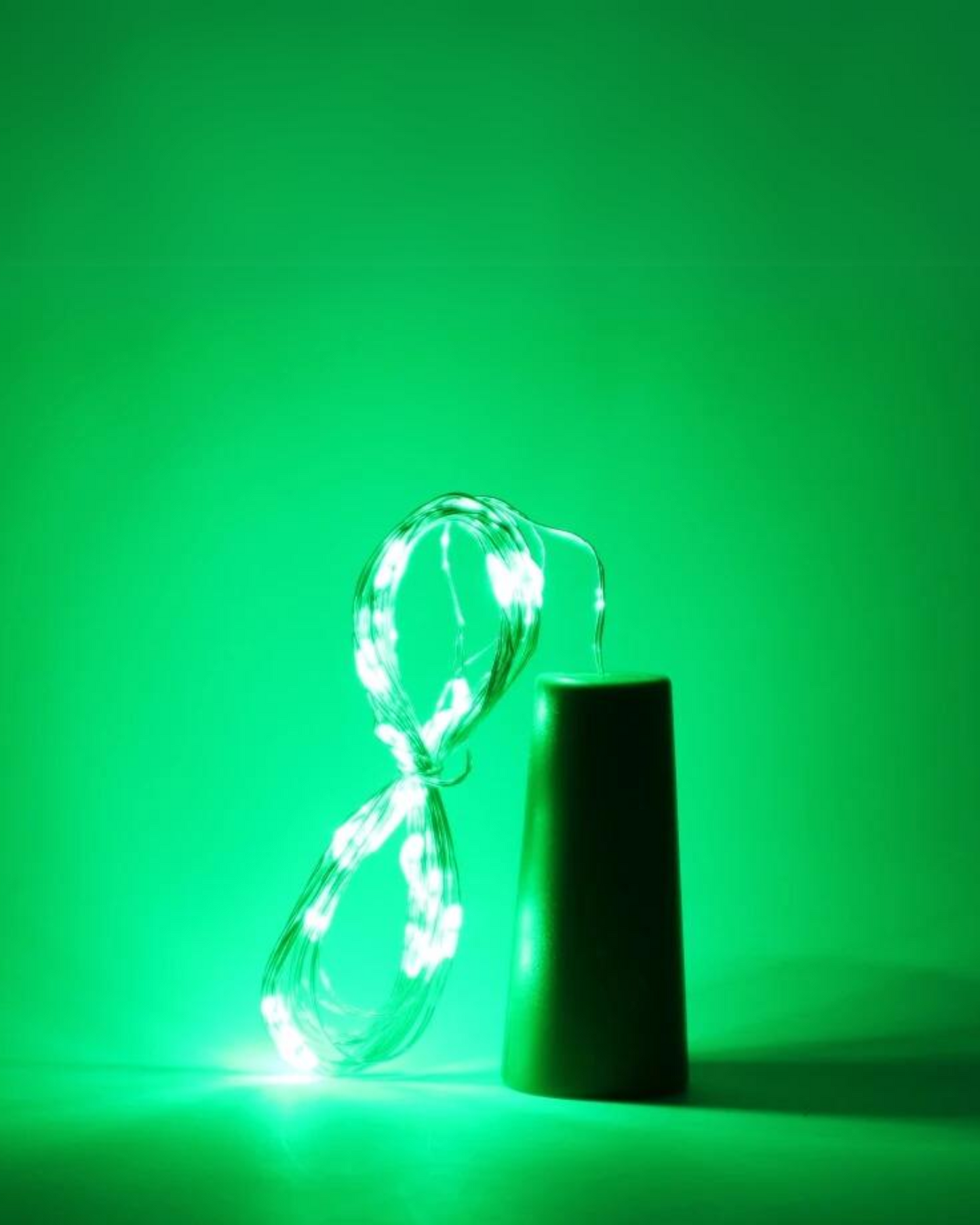 Corcho LED de decoración para Botellas | Guirnalda tipo corcho 2 metros