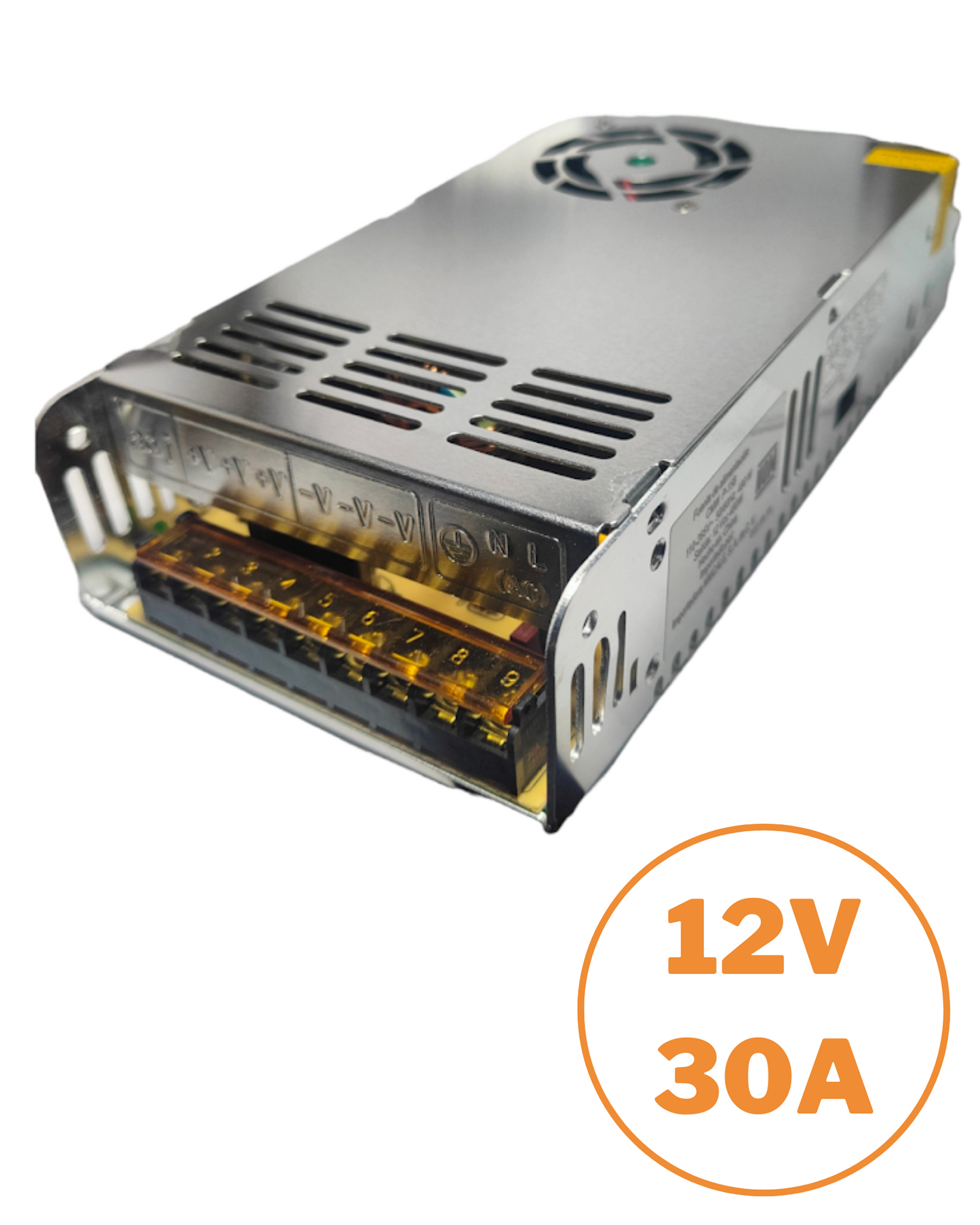 Fuente conmutada 360W 110 VAC - 220 VAC | Fuente de alimentación 12V 30A