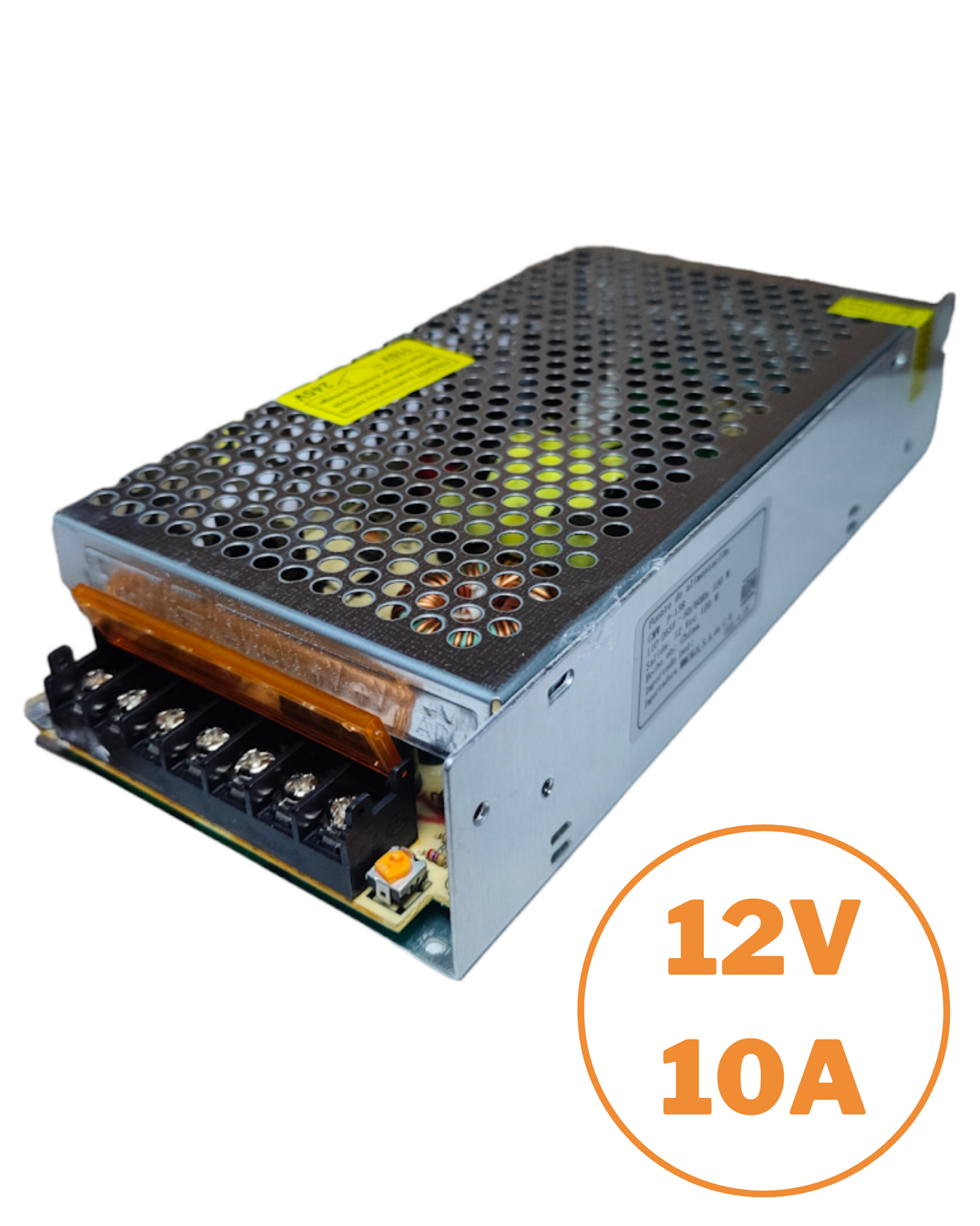 Fuente conmutada 120W 110 VAC - 220 VAC | Fuente de alimentación 12V 10A