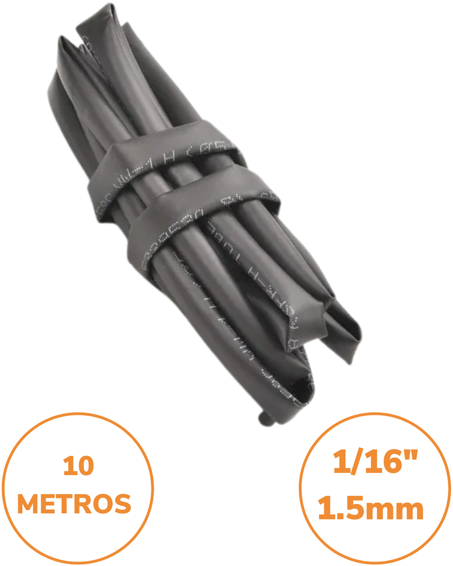 Tubo aislante termocontractil thermofit 1/16" | Termo encogido termofit