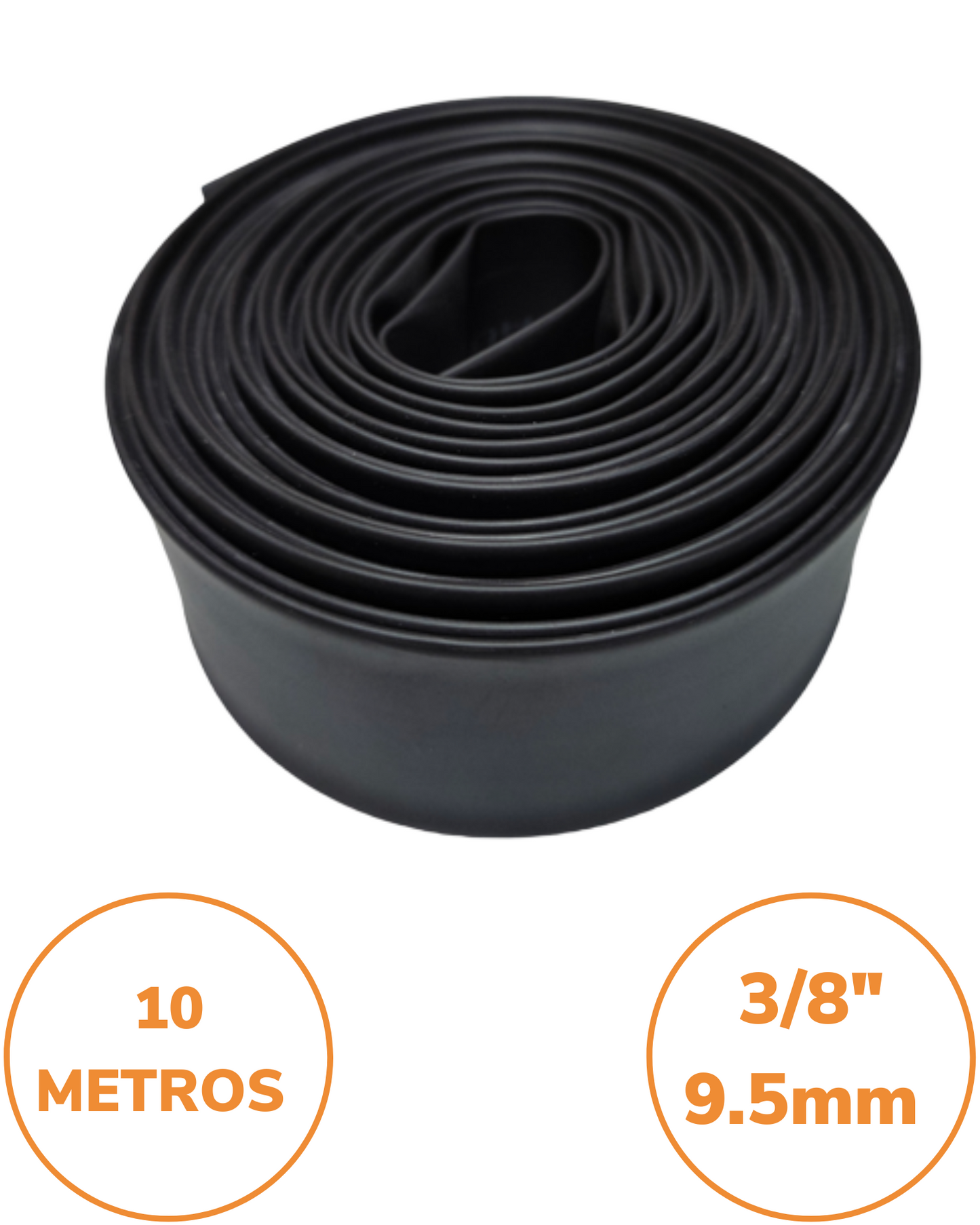 Tubo aislante termocontractil thermofit 3/8" 9mm | Termo encogido termofit