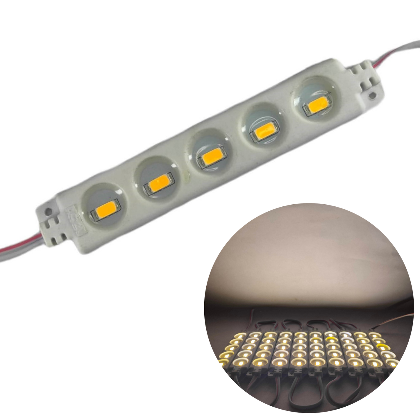 Módulo de LED 9517 5 focos LED | Modulo LED de barra | Modulo LED de uso general 12V