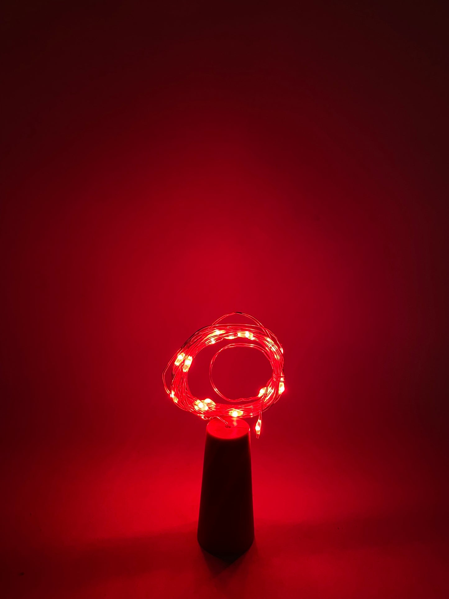 Corcho LED de decoración para Botellas | Guirnalda tipo corcho 2 metros