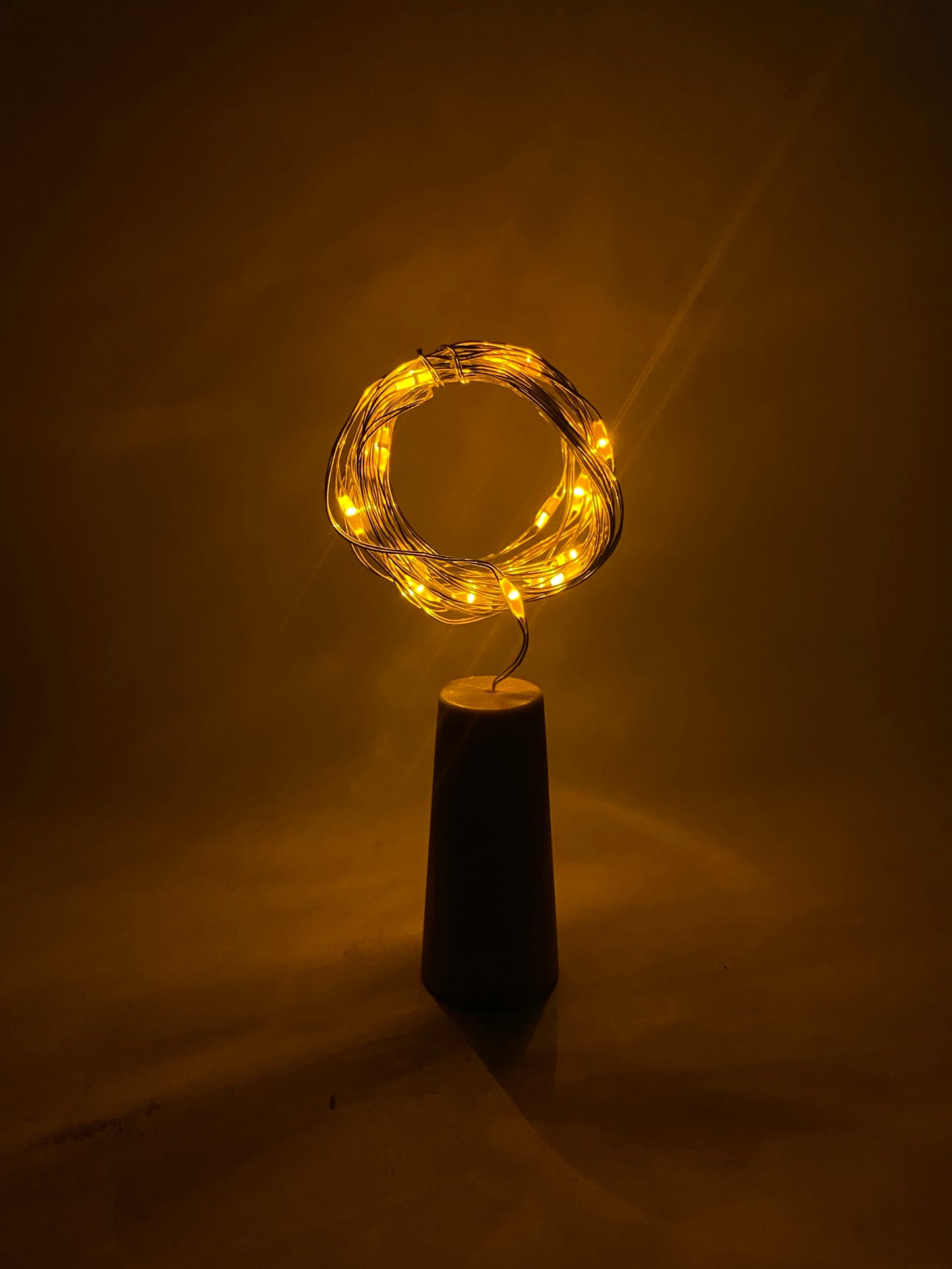 Corcho LED de decoración para Botellas | Guirnalda tipo corcho 2 metros