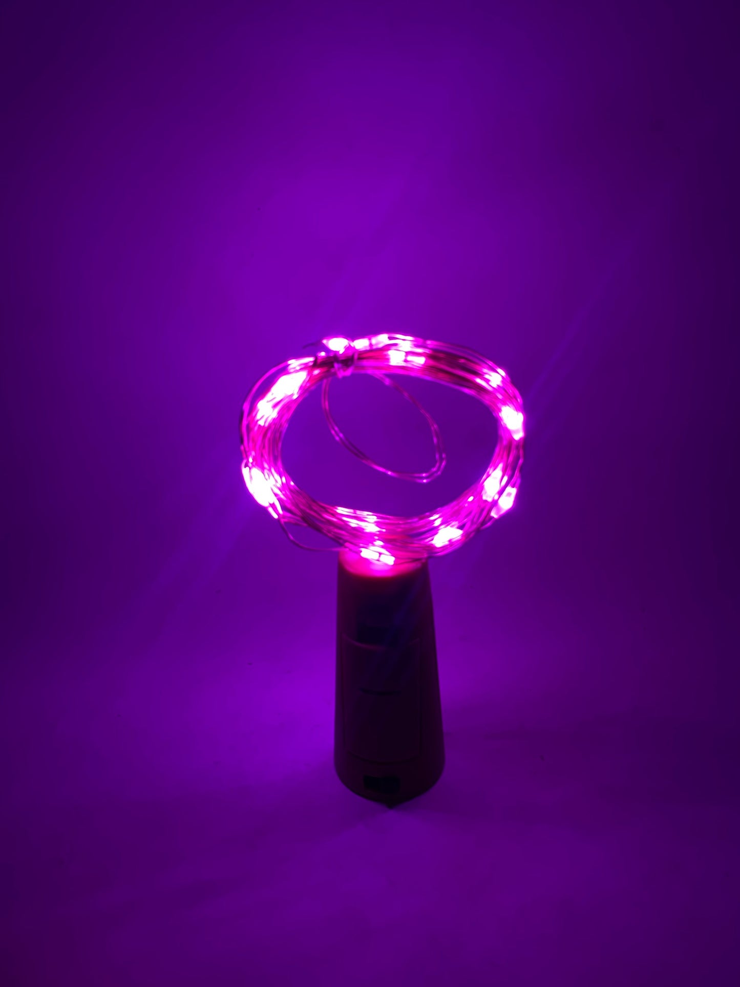 Corcho LED de decoración para Botellas | Guirnalda tipo corcho 2 metros