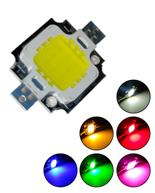 Chip LED de potencia 10w | Pastilla LED de potencia | Diferentes colores