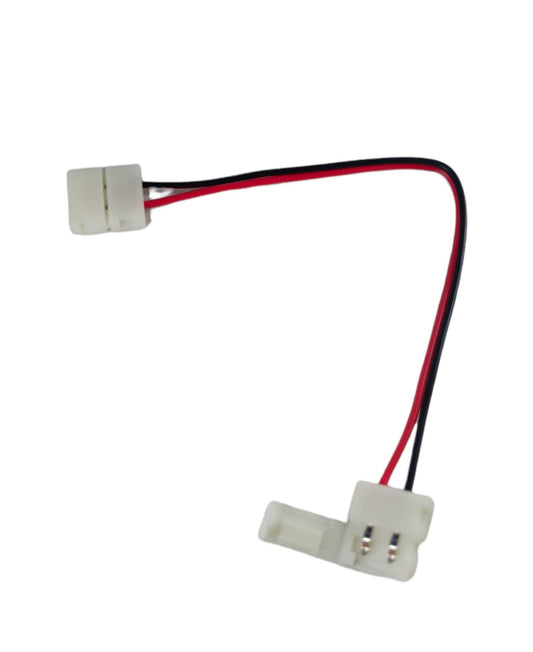 Cople con cable para tira de LED 5050 monocolor l Empalme tira LED monocolor