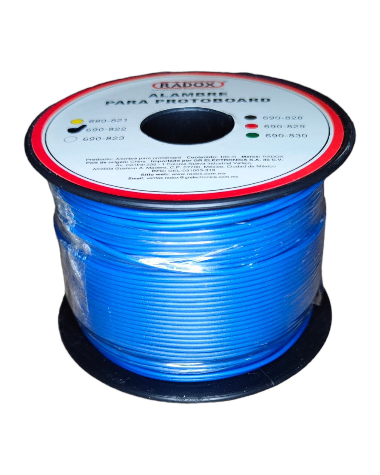 Alambre unipolar calibre 22AWG | Cable de 1 vía para tira de LED y letreros neon LED