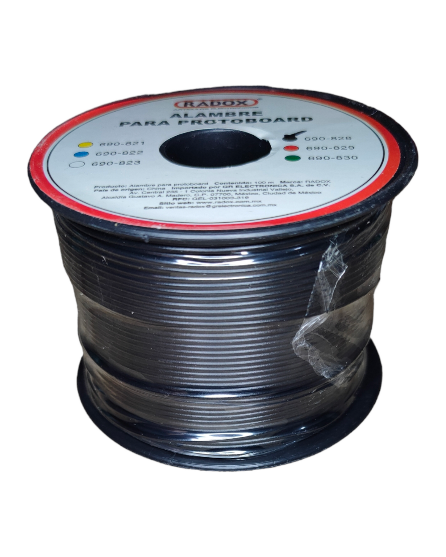 Alambre unipolar calibre 22AWG | Cable de 1 vía para tira de LED y letreros neon LED