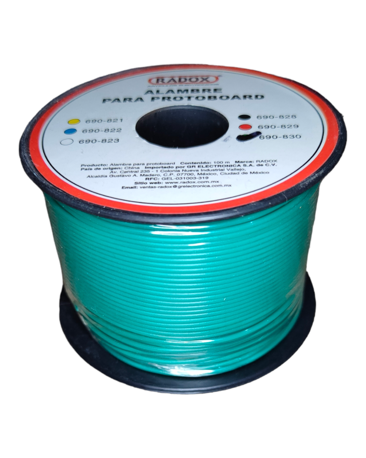 Alambre unipolar calibre 22AWG | Cable de 1 vía para tira de LED y letreros neon LED