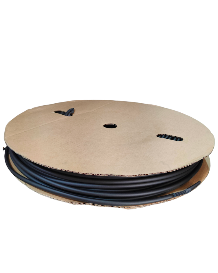 Tubo aislante eléctrico termocontractil 3/32" negro | Manguera termocontraible | Aislante eléctrico encogible al calor