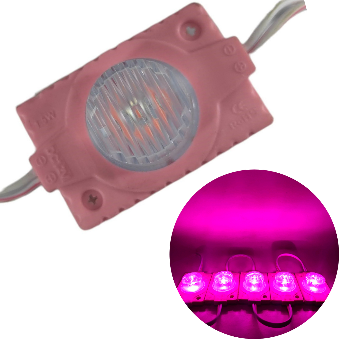 Modulo LED 4931 con lupa | Modulo LED tipo lupa | Modulo LED de uso general 12V