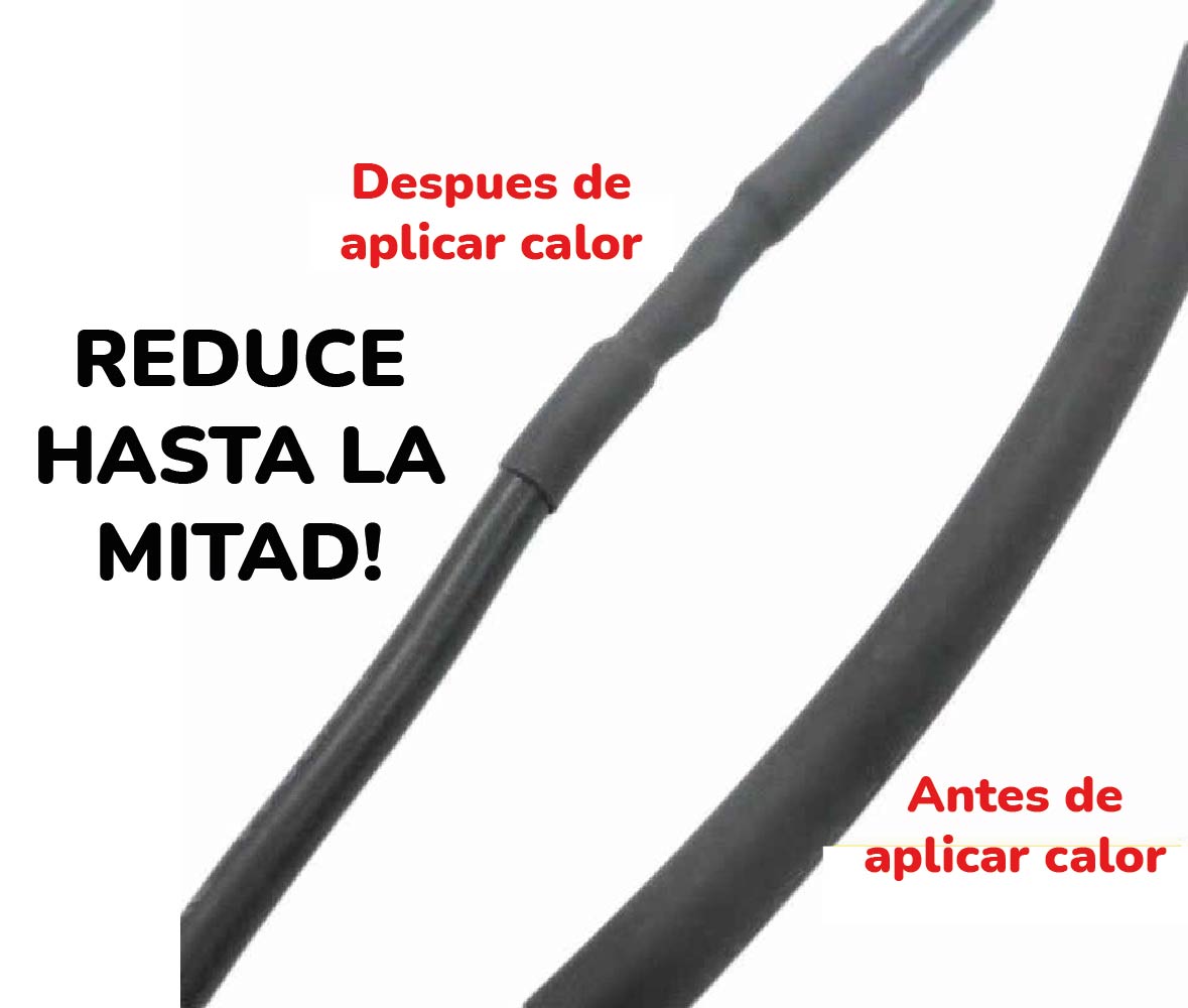 Tubo aislante termocontractil thermofit 1/2" | Termo encogido termofit