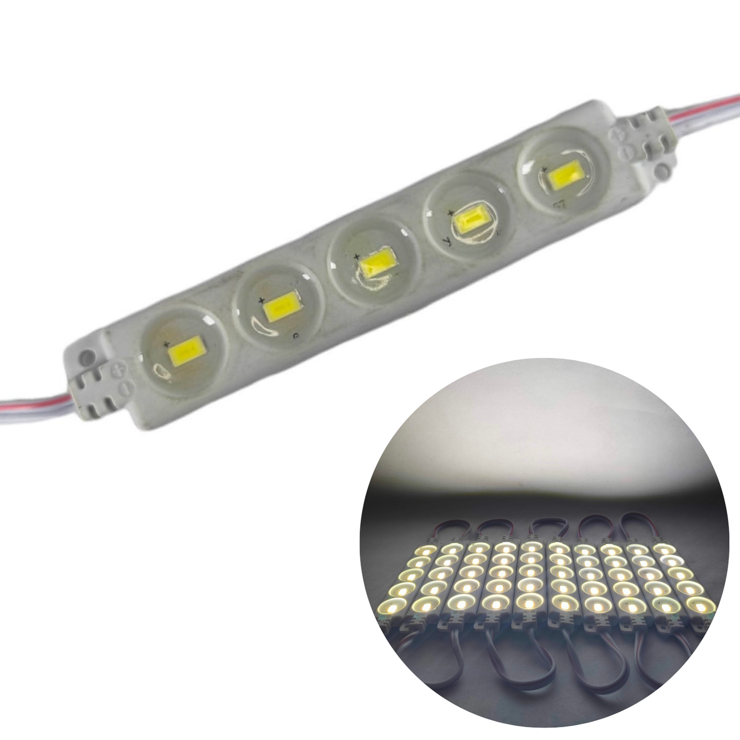 Módulo de LED 9517 5 focos LED | Modulo LED de barra | Modulo LED de uso general 12V