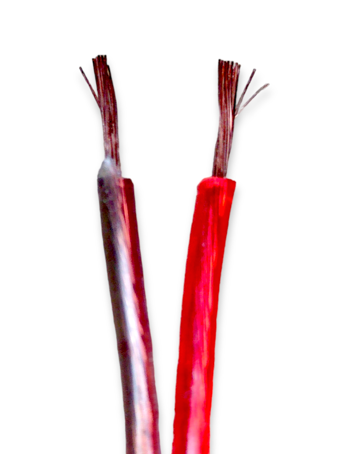 Cable bicolor para tira LED 2 vías calibre 18AWG | Cable bipolar KSC-18