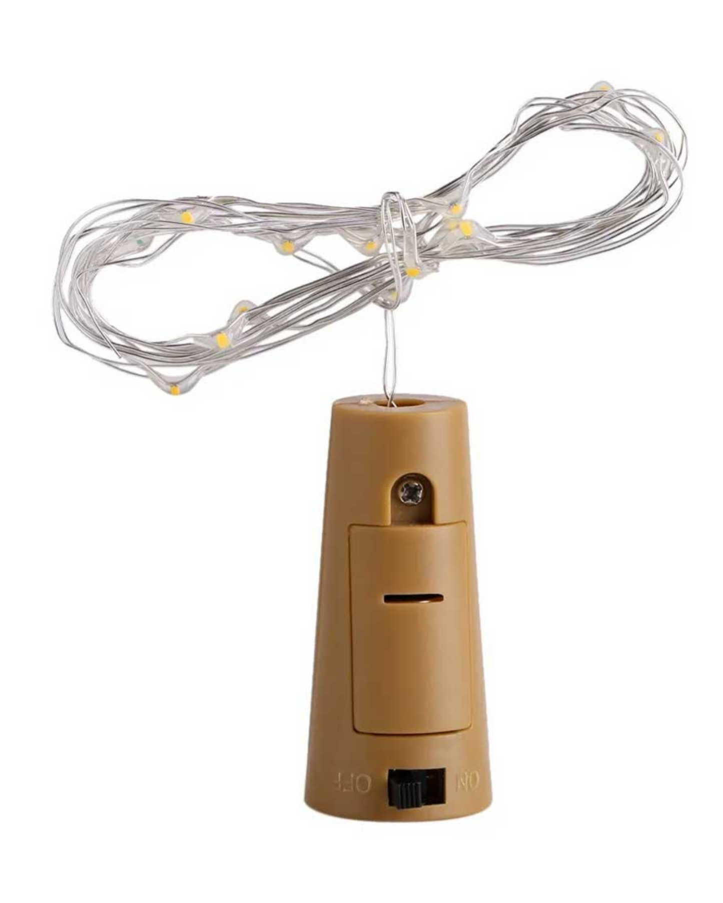 Corcho LED de decoración para Botellas | Guirnalda tipo corcho 2 metros