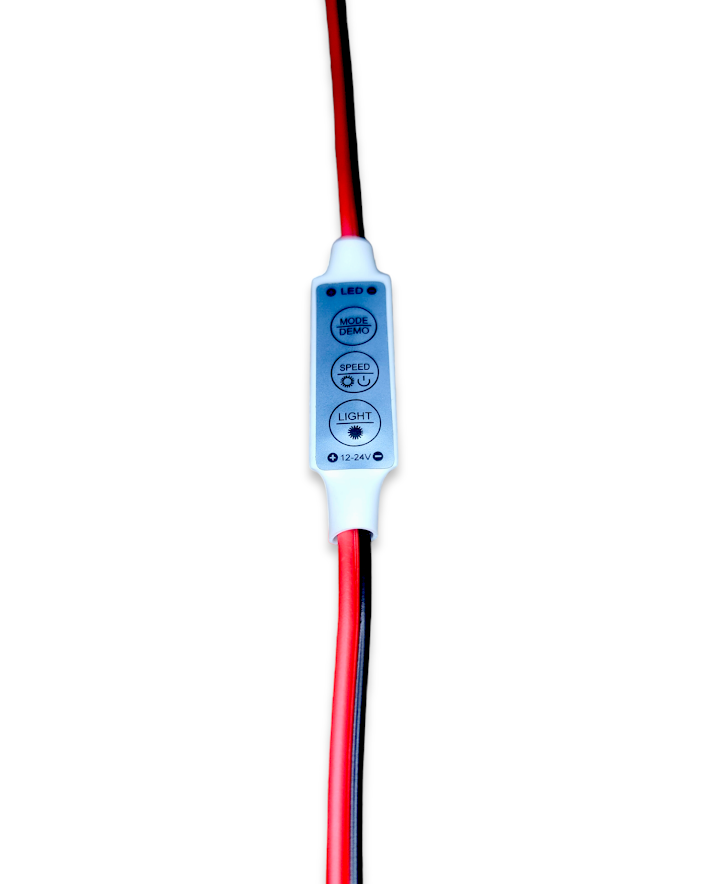 Dimmer destellador para tira LED | Controlador manual estrobo para LED