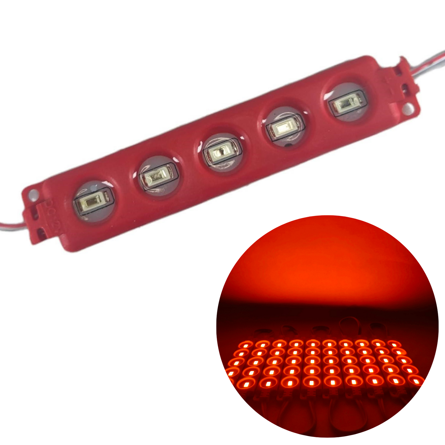 Módulo de LED 9517 5 focos LED | Modulo LED de barra | Modulo LED de uso general 12V