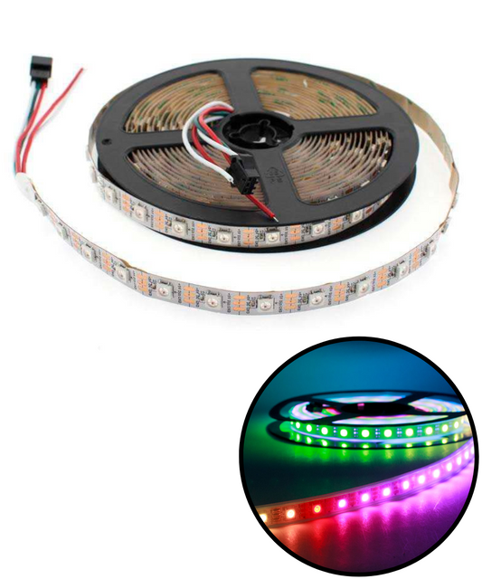 Tira Neo Pixel LED programable WS2812B | Interior IP20 300 LEDS