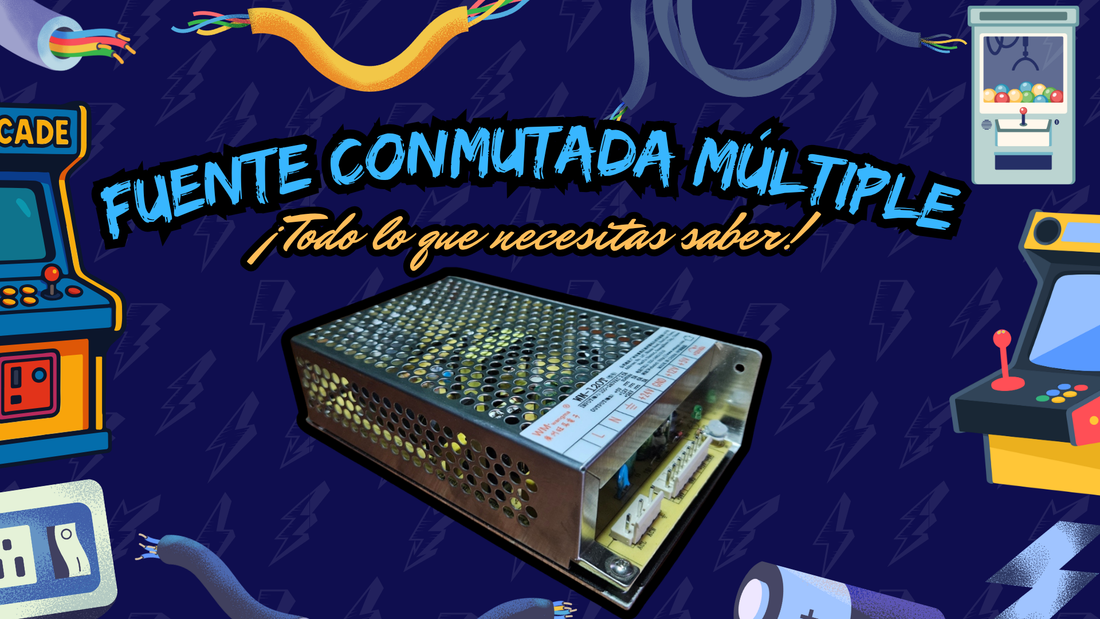 Fuente Conmutada Múltiple +24V +12V +5V: Ideal para arcade ¡Todo lo que necesitas saber!