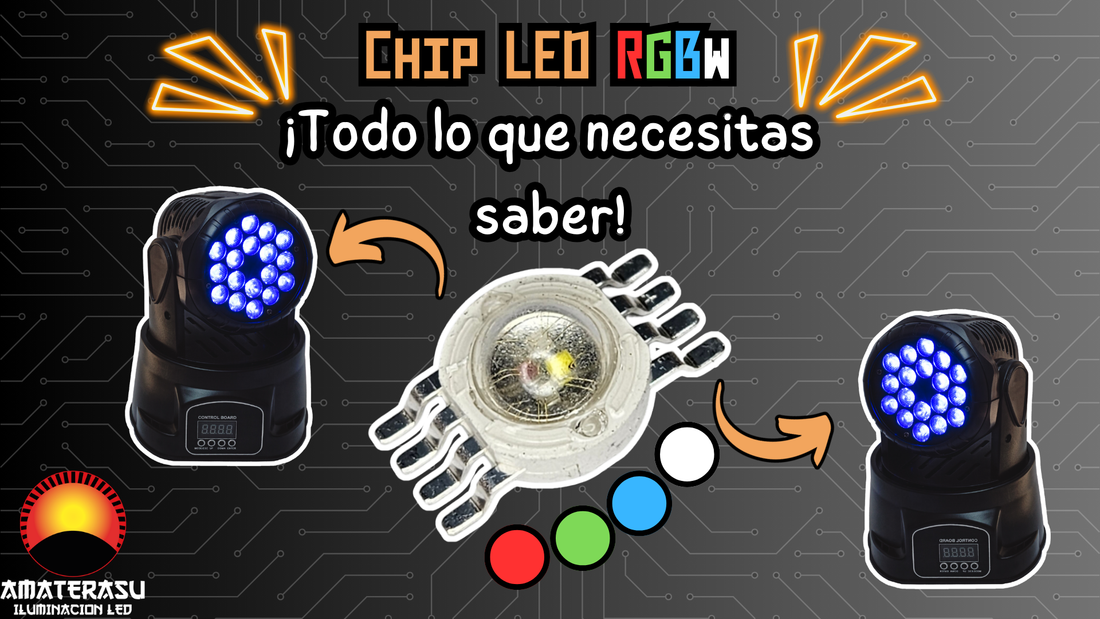 Chip LED RGBW: Usos, funciones y características 🔴🟢🔵⚪