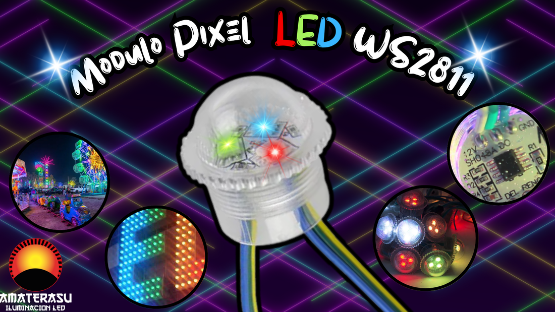 Modulo Pixel LED inteligente WS2811 tipo burbuja: ¿Qué es y Como funciona? 🟢🔵🔴